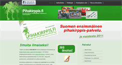 Desktop Screenshot of pihakirppis.fi